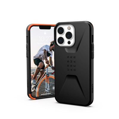 Mbulesë telefoni UAG Civilian për iPhone 13 Pro, 6.1", ultra e hollë, e zezë
