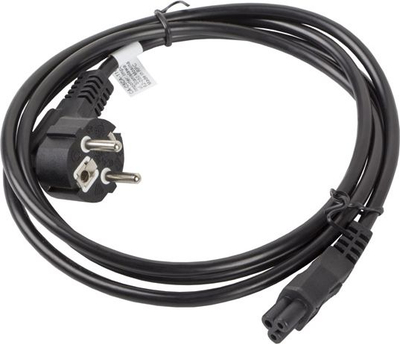 Kabllo rryme Schuko IEC 320 C5, 1.8 m, VDE, e zezë
