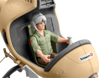 Set lodrash Schleich Wild Life Helicopter Rescue, 6 pjesë, 3+