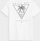 Bluza 4F T-Shirt 4FJSS23TTSHM286, regular fit, me print grafik, e bardhë