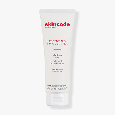 Pastrues për lëkurë të yndyrshme SkinCode S.O.S. Oil Control Clarifying Wash, 125 ml