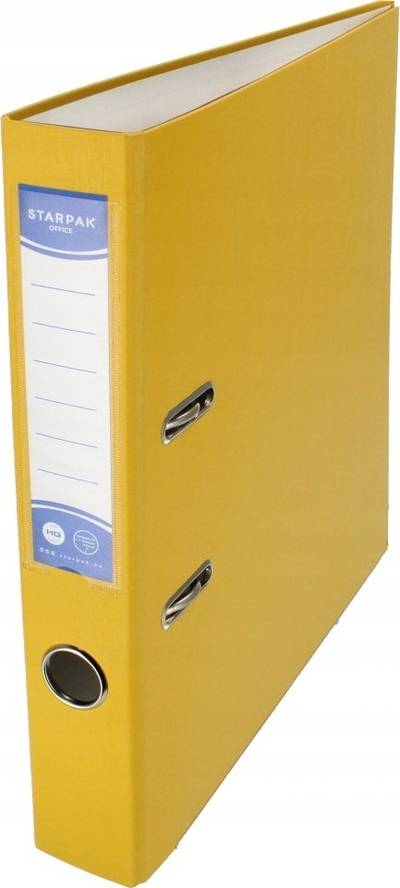Dosje klasore Starpak File Binder 187497, A4, 50 mm, e verdhë