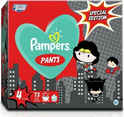 Pelena Pampers Special Edition, Nr. 4/9-15 kg, 72 copë