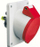 Prizë paneli industriale Bals 122001, 16A 5P 400V, Quick-Connect IP44, e kuqe