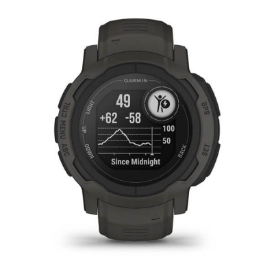 Ore inteligjente Garmin Instinct 2, GPS, 45mm, grafit