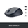 Maus Logitech M235 - Wireless, 2.4GHz, e zezë/gri