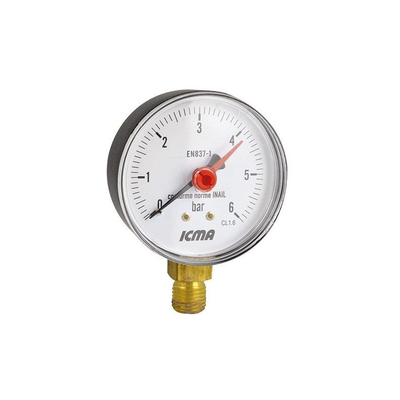 Manometër presioni AB Manometer 91257AB06, 63mm, 6 bar, lidhje 1/4"
