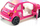 Makinë lodër Siku Fiat 500 Princess, metalike, me ngjitëse, rozë