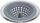 Filter lavamani Excellent Houseware Siphon, silikon, 11.5cm 9.5cm, gri e zezë