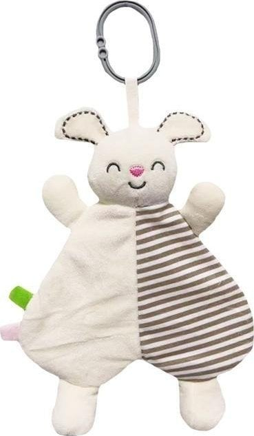 Lodër plushe Tullo Rattle, 25 cm, me zile dhe fishkëllimë, shumëngjyrëshe