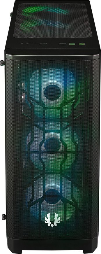 Kuti kompiutri BitFenix Nova Mesh TG RGB, MIDI Tower, me xham anësor, e zezë