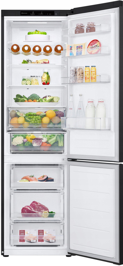 Frigorifer i kombinum LG GBV3200DEP, 387L, 203cm, inox