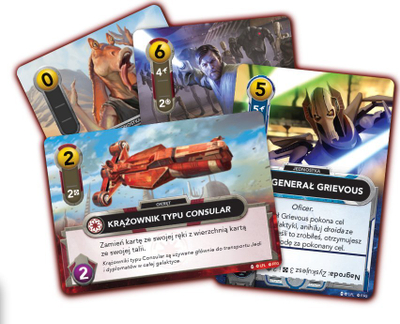 Lojë tavoline Rebel Star Wars The Deckbuilding Game Clone Wars, strategji, për të rritur, shumëngjyrëshe