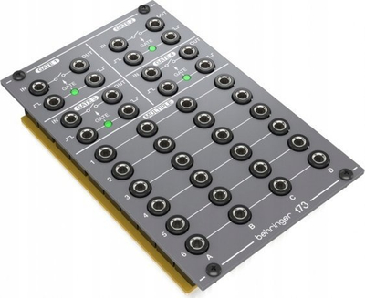 Modul Eurorack Behringer 173 Quad Gate Multiples, 4 gate shaper, seksion multiples, gri