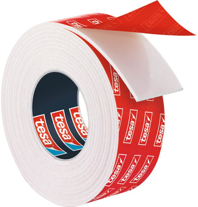 Shirit ngjitës Tesa Powerbond Mounting Tape Extra Strong, 1.5m, 19mm, i bardhë