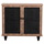 [OUTLET] Raft për këpucë Mckenna 2-dyersh Sonama & e zezë 77×30×69 cm (HM2266.02), zezë