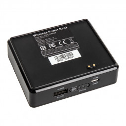 Powerbank SilverStone Qi Charger, 5200mAh, karikim wireless, i zi