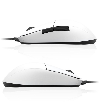 Гејминг глушец Endgame Gear XM1R, оптички, USB Type A, бел проѕирен