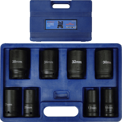 Set çelësa për goditje Silver, 3/4", 8 copë