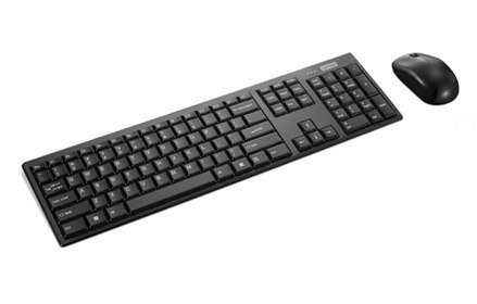 Kombinim tastierë dhe mi Lenovo 100 Wireless, US Euro, pa tela, i zi