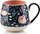 Filxhan porcelani Affek Design SWAN, 400ml, me dorezë, shumëngjyrësh