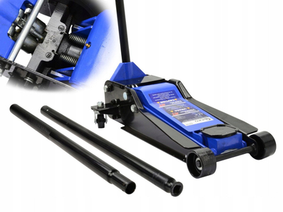 Gato hidraulike GEKO Low-Profile, 3.5t, 95-550mm, blu