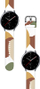 Rrip ore Hurtel Strap Moro për Samsung Galaxy Watch 42mm, silikon, dizajn kamuflazh, shumëngjyrësh