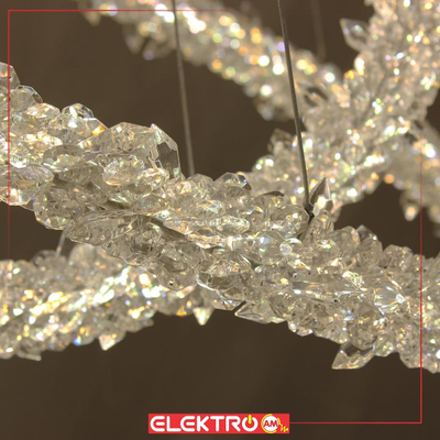 Abazhur kristal i varur LED H13-60+40