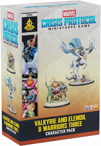 Set figurash Marvel: Crisis Protocol Valkyrie and Elendil & Warriors Three, Character Pack
