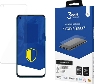 Mbrojtëse ekrani 3MK FlexibleGlass për Oppo Reno 5 Z, hibride, rezistente ndaj gërvishtjeve, transparente