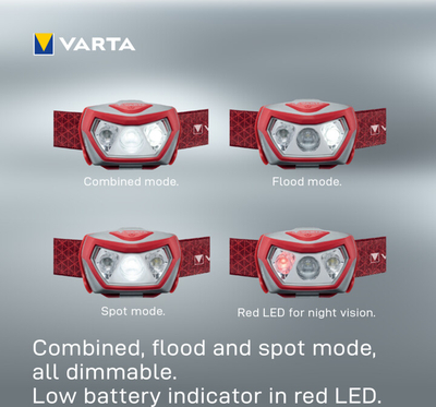 Llambë koke VARTA Outdoor Sports H20 Pro