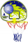 Set mini basketbolli Nan Li NL-06J, 30 cm, me top edhe pompë, shumëngjyrësh