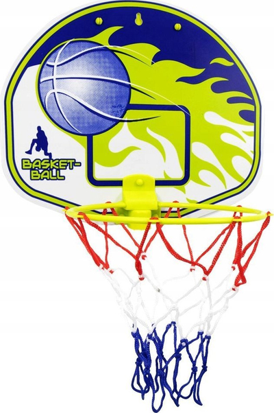 Set mini basketbolli Nan Li NL-06J, 30 cm, me top edhe pompë, shumëngjyrësh