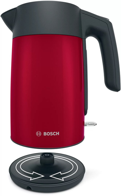 Ngrohës uji Bosch TWK7L464, 1.7L, 2200W, i kuq