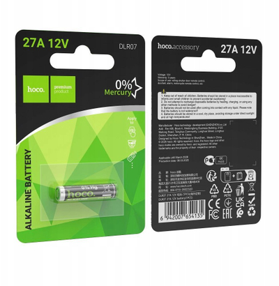 Bateri Hoco DLR07 27A, 12V, 25mAh