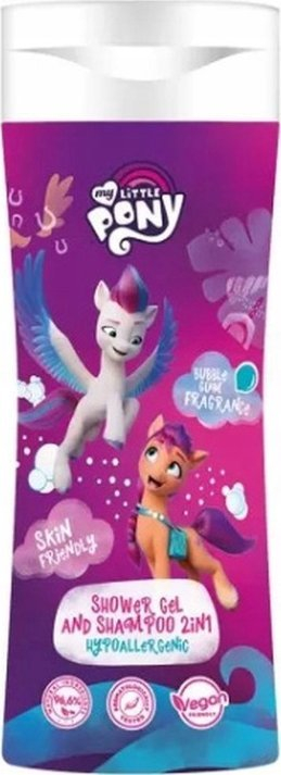 Xhel dushi dhe shampo për kalamoj My Little Pony 2 në 1, 300 ml, me erë të ëmbël