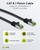 Kabllo rrjeti Goobay CAT 8.1 Patch Cord, S/FTP, 1 m, set me 10 copa, gri