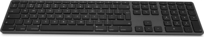 Tastierë LMP WKB-1243, wireless, GR, grafit dhe e zezë