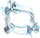 Kllamp sprinkler DN-F-V 11/2 PP, diametër 48-53 mm, i galvanizuar