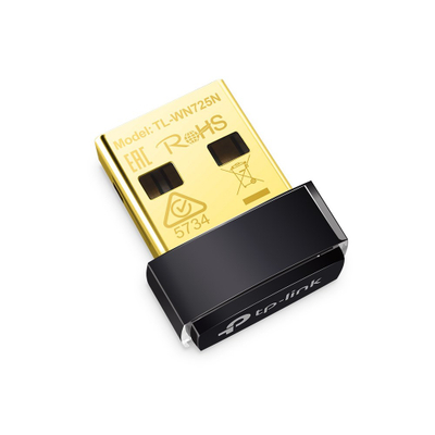 Përshtatës Wi-Fi TP-Link TL-WN725N, USB 2.0, 150 Mbps, i zi