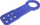 Grep tërheqës përpara MTuning_F, alumini, universal, blu