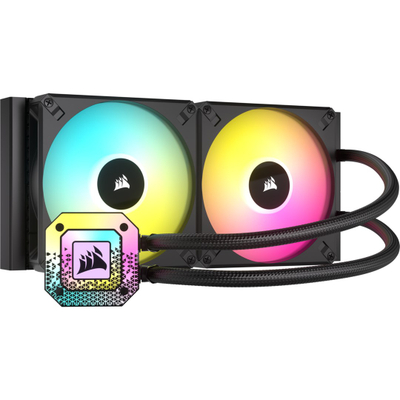Ftohës me ujë Corsair CW-9060069-WW, 14 cm, i zi
