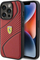 Mbrojtëse telefoni Ferrari Twist Metal Logo për iPhone 15 Pro 6.1", e kuqe