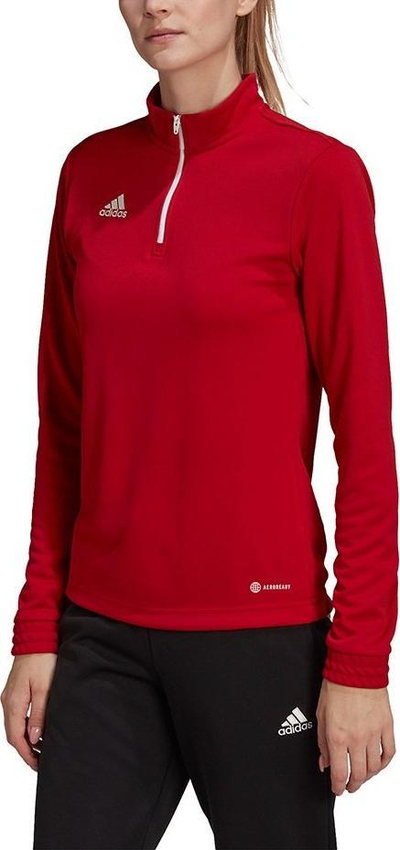 Bluzë trajnimi adidas Entrada 22 Top Training W, AEROREADY, mëngë të gjata, e kuqe
