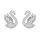 Vathë për femra Swarovski Iconic Swan 5647873, të argjendtë