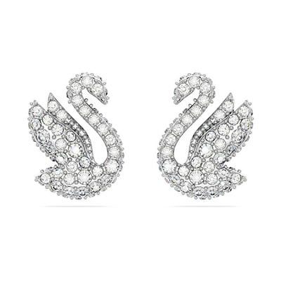 Vathë për femra Swarovski Iconic Swan 5647873, të argjendtë
