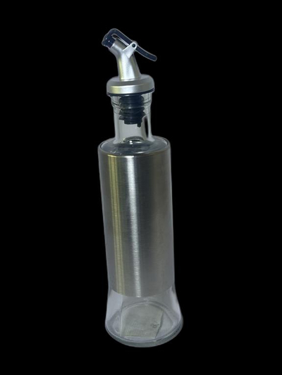 Shishe Vaji 350ml , tranparente dhe me material inoxi . UNIMIKS