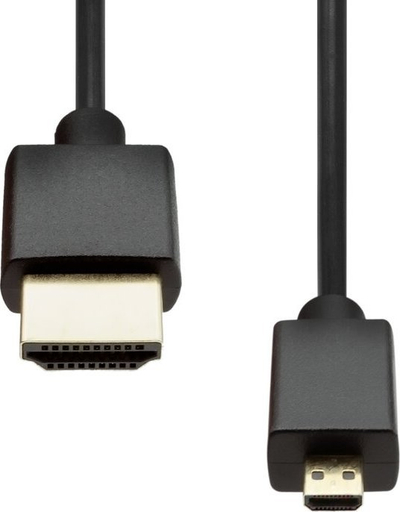 Kabllo HDMI në Micro HDMI ProXtend, 1m, 4K, e zezë