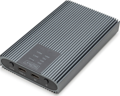 Stacion klonimi SSD M.2 NVMe Digitus, USB 3.2 Gen2 20 Gbit, Type C, ngjyrë argjendi