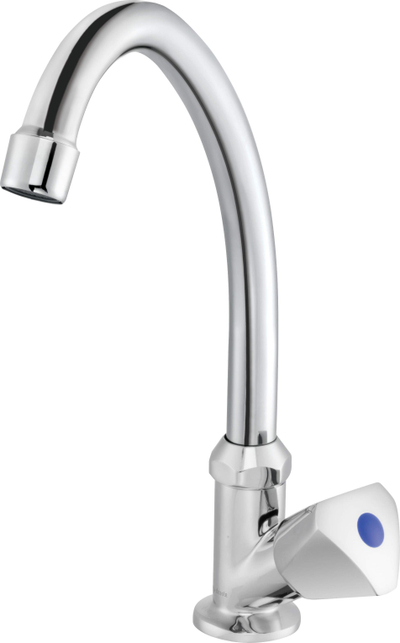 Rubinet lavamani Deante, qëndror, i lartë 26 cm, krom